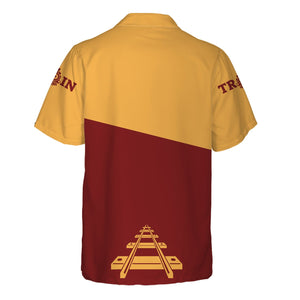 Railspirit Personalized Duluth, Missabe, & Iron Range Railroad Hawaiian Shirt One Track Mind Unisex Train Shirt Gift Idea For Train Lover