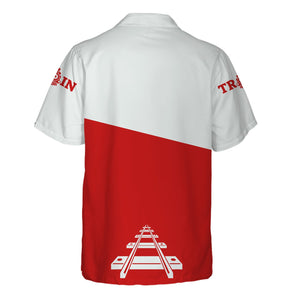 Railspirit Personalized The Chief Santa Fe Railroad Hawaiian Shirt One Track Mind Unisex Train Shirt Gift Idea For Train Lover