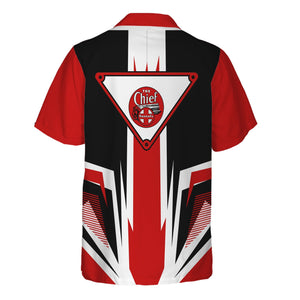 Railspirit The Chief Santa Fe Railroad Hawaiian Shirt Bold Graphic Style All Over Printed Shirt