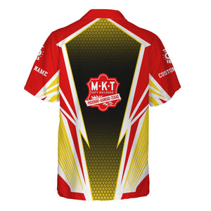 Railspirit Personalized Katy Railroad Hawaiian Shirt Lightning Graphic Style Shirt Gift Idea For Train Lover