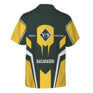 Railspirit Personalized Youngstown & Southern Railroad Hawaiian Shirt Custom Year Railroader Shirt Gift Idea For Train Lover