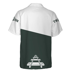 Railspirit Personalized Youngstown & Southern Railroad Hawaiian Shirt One Track Mind Unisex Train Shirt Gift Idea For Train Lover