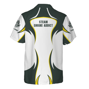 Railspirit Personalized Youngstown & Southern Railroad Hawaiian Shirt Distinctive Flame Style Shirt For Steam Engine Addict