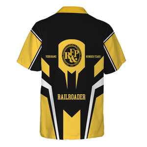 Railspirit Personalized Richmond, Fredericksburg And Potomac Railroad Hawaiian Shirt Custom Year Railroader Shirt Gift Idea For Train Lover