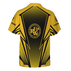 Railspirit Personalized Richmond, Fredericksburg And Potomac Railroad Hawaiian Shirt Lightning Graphic Style Shirt Gift Idea For Train Lover