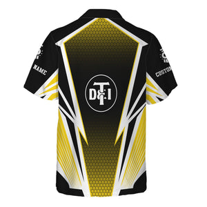 Railspirit Personalized Detroit Toledo And Ironton Railroad Hawaiian Shirt Lightning Graphic Style Shirt Gift Idea For Train Lover