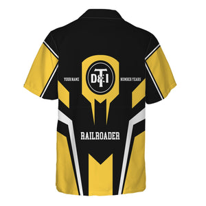 Railspirit Personalized Detroit Toledo And Ironton Railroad Hawaiian Shirt Custom Year Railroader Shirt Gift Idea For Train Lover