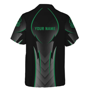 Railspirit Personalized Pittsburgh And Lake Erie Railroad Hawaiian Shirt Striking Line Style Train Shirt For Locomotive Lovers