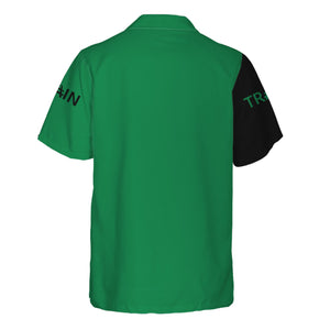 Railspirit Custom Name Pittsburgh And Lake Erie Railroad Hawaiian Shirt Railroad Crossing Sign Printed Train Shirt