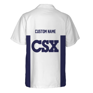 Railspirit Custom Name CSX Transportation Railroad Hawaiian Shirt Yes I Need All Those Train Printed Shirt