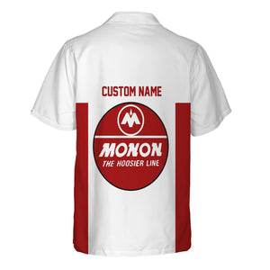 Railspirit Custom Name Monon Railroad Hawaiian Shirt Yes I Need All Those Train Printed Shirt