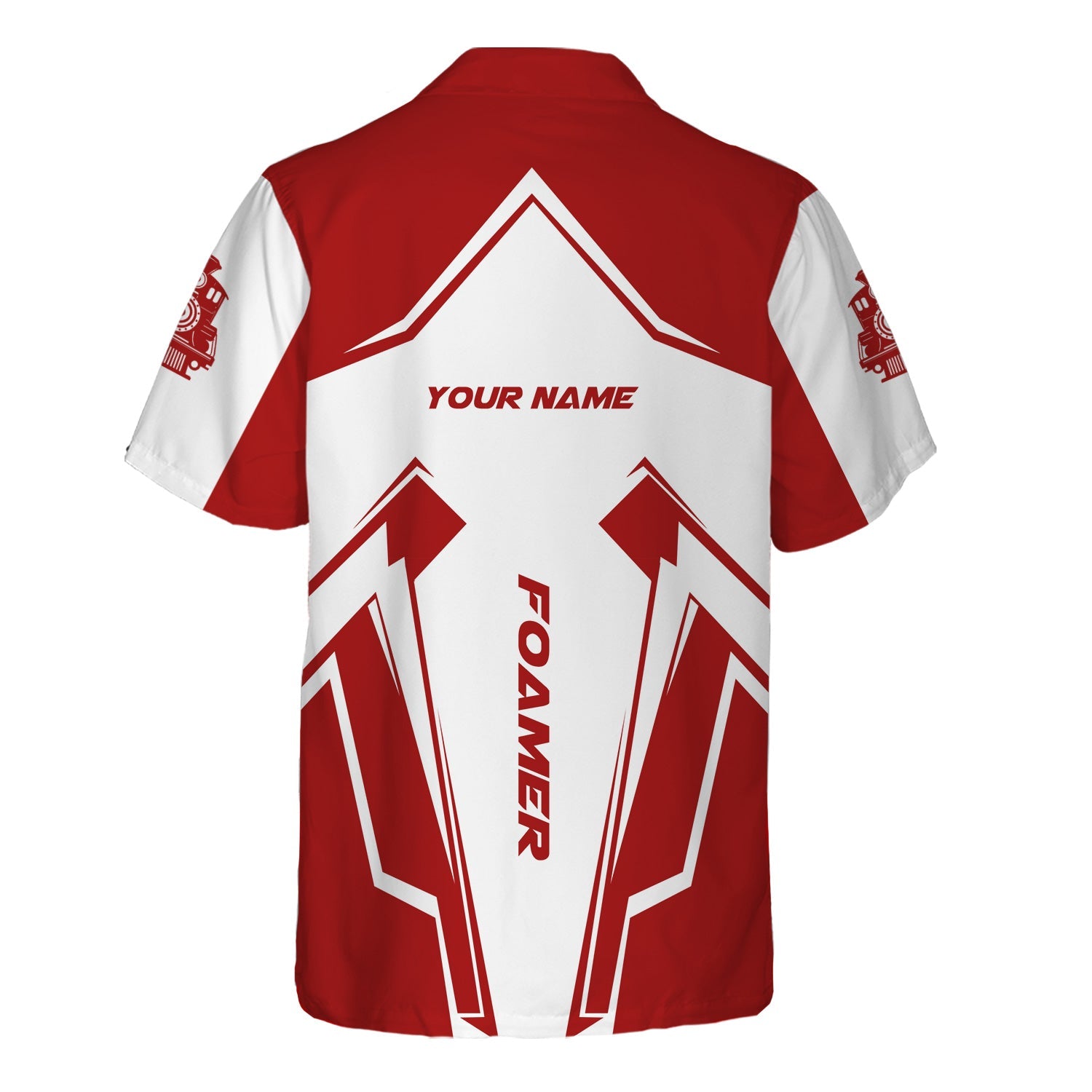 Railspirit Personalized Monon Railroad Hawaiian Shirt Railway Trainspotter Style Shirt Gift Idea For Foamers