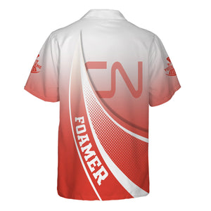 Railspirit Personalized Canadian National Railroad Hawaiian Shirt Railway-Themed Style Shirt Gift Idea For Trainspotter