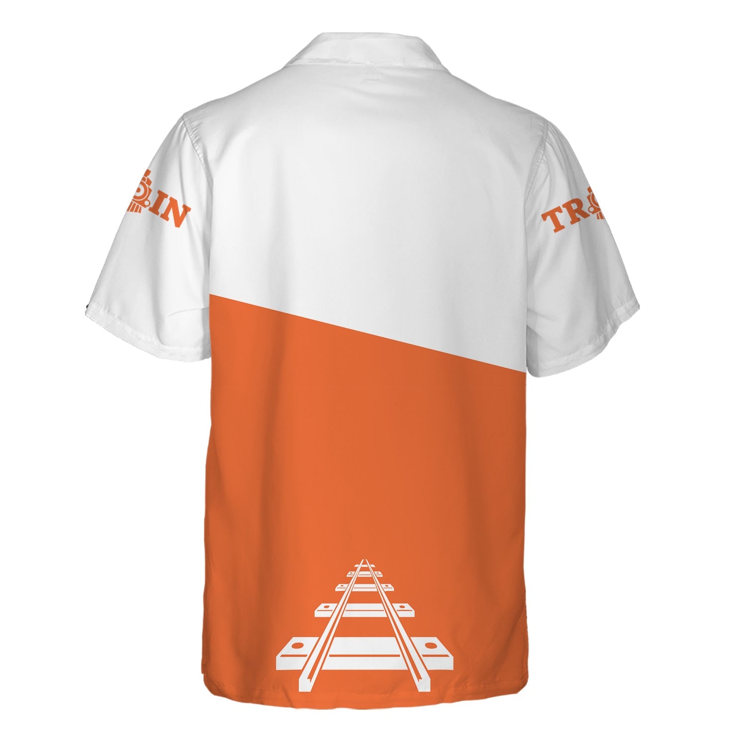 Railspirit Personalized Wheeling And Lake Erie Railroad Hawaiian Shirt One Track Mind Unisex Train Shirt Gift Idea For Train Lover