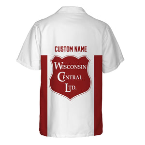 Railspirit Custom Name Wisconsin Central Ltd Railroad Hawaiian Shirt Yes I Need All Those Train Printed Shirt