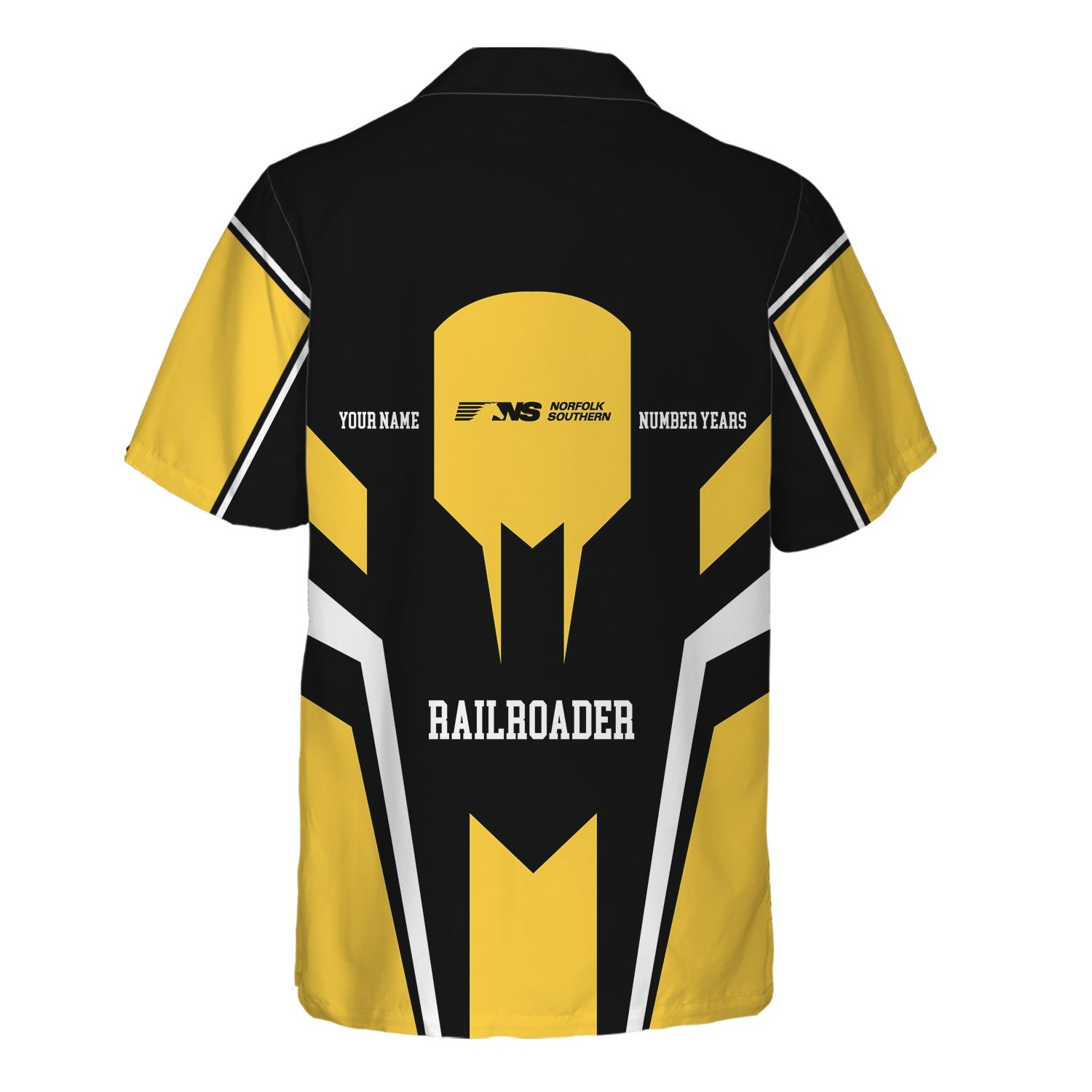 Railspirit Personalized Norfolk Southern Railway Hawaiian Shirt Custom Year Railroader Shirt Gift Idea For Train Lover