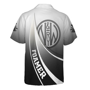 Railspirit Personalized Norfolk and Western Railway Hawaiian Shirt Railway-Themed Style N&W Shirt Gift Idea For Trainspotter