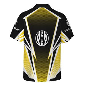 Railspirit Personalized Norfolk and Western Railway Hawaiian Shirt Lightning Graphic Style N&W Shirt Gift Idea For Train Lover