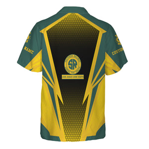 Railspirit Personalized Southern Railway U.S Hawaiian Shirt Lightning Graphic Style SOU Shirt Gift Idea For Train Lover