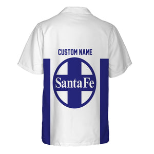 Railspirit Custom Name Santa Fe Railway Hawaiian Shirt Yes I Need All Those Train Atchison, Topeka and Santa Fe Railway Printed Shirt