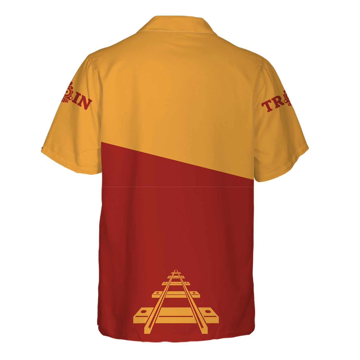 Railspirit Personalized Chicago South Shore and South Bend Railroad Hawaiian Shirt One Track Mind  Unisex Train Shirt Gift Idea For Train Lover