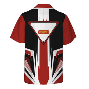 Railspirit Chicago South Shore and South Bend Railroad Hawaiian Shirt Bold Graphic Style All Over Printed Shirt