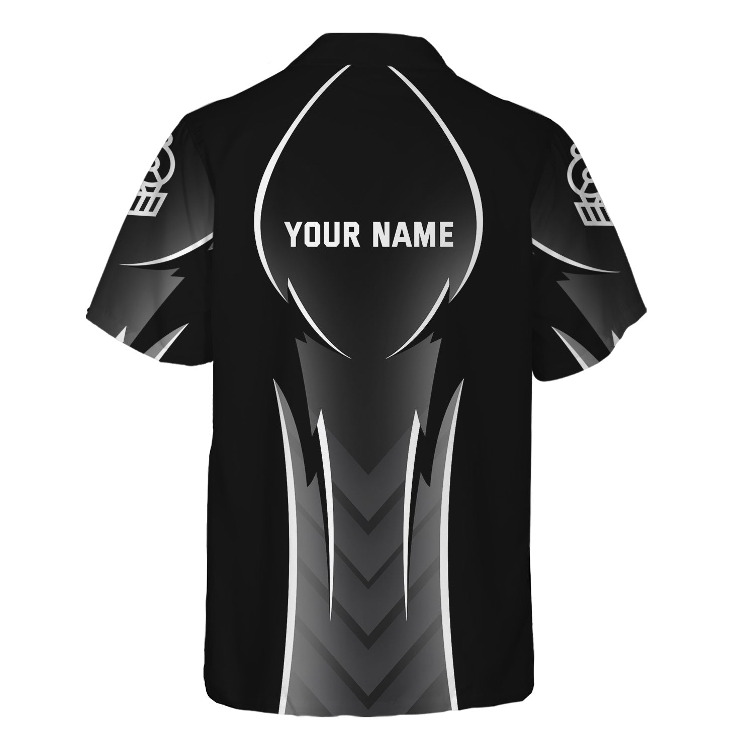 Railspirit Personalized Union Electric Railway Hawaiian Shirt Striking Line Style Train Shirt For Locomotive Lovers