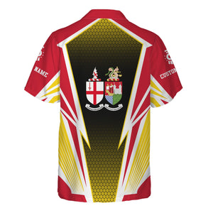 Railspirit Personalized Great Western Railway Hawaiian Shirt Lightning Graphic Style Shirt Gift Idea For Train Lover