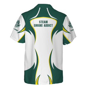 Railspirit Personalized Great Western Railway Hawaiian Shirt Distinctive Flame Style Shirt For Steam Engine Addict