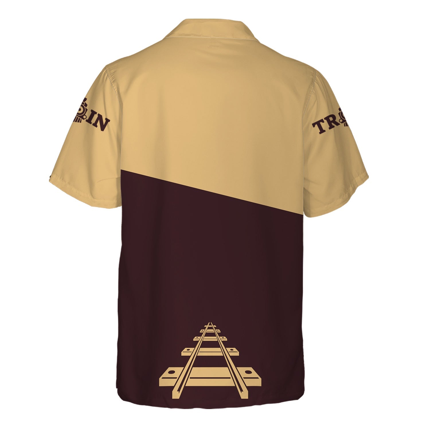 Railspirit Personalized London, Midland and Scottish Railway Hawaiian Shirt One Track Mind Unisex Train Shirt Gift Idea For Train Lover