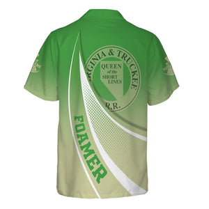 Railspirit Personalized Virginia & Truckee Railroad Hawaiian Shirt Railway-Themed Style Shirt Gift Idea For Trainspotter