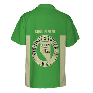 Railspirit Custom Name Virginia & Truckee Railroad Hawaiian Shirt Yes I Need All Those Train Printed Shirt