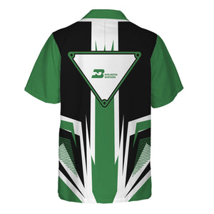 Railspirit Burlington Northern Railroad Hawaiian Shirt Bold Graphic Style All Over Printed Shirt