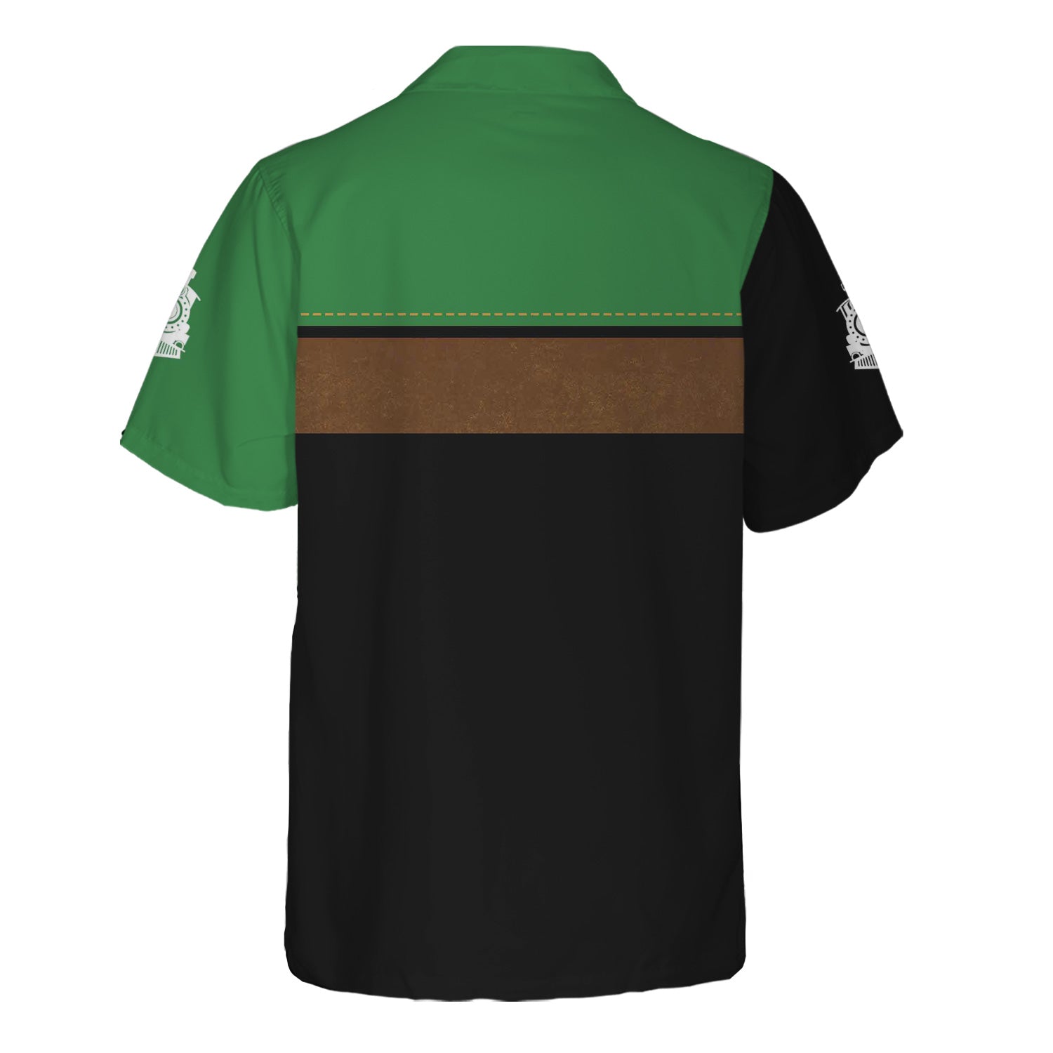 Railspirit Personalized Burlington Northern Railroad Hawaiian Shirt You Need A Ride To The Train Station Shirt For Train Lovers