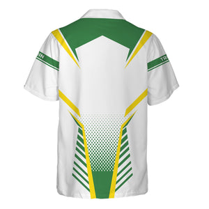 Railspirit Personalized Burlington Northern Railroad Hawaiian Shirt Unisex Train Shirt All Over Print