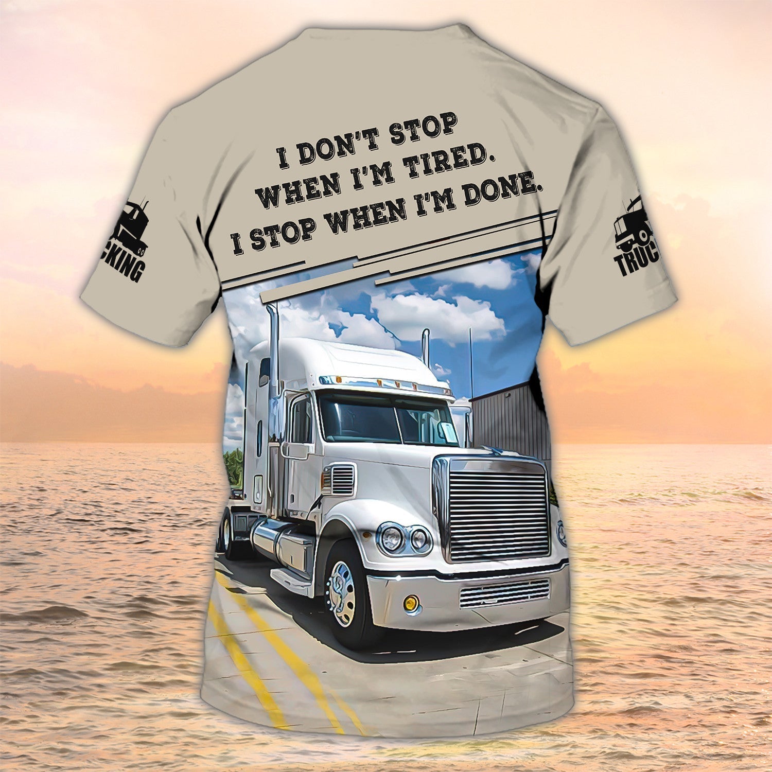 Custom Name Truck Driver Shirt, Trucker T shirts, Big Truck T Shirts Gift For Men Women