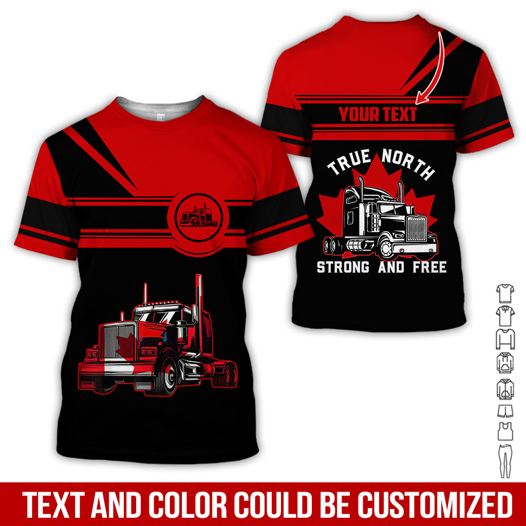 Customized Name Freedom Trucker Uniform Clothes, Custom Trucker T-shirt