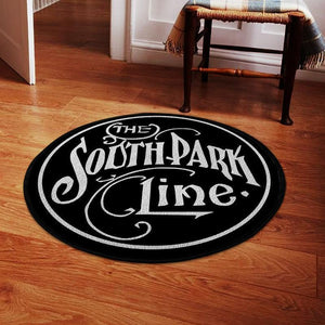 Railspirit Dsplrr Round Mat Denver South Park Line Railroad Round Floor Mat Room Rugs Carpet Outdoor Rug Washable Rugs