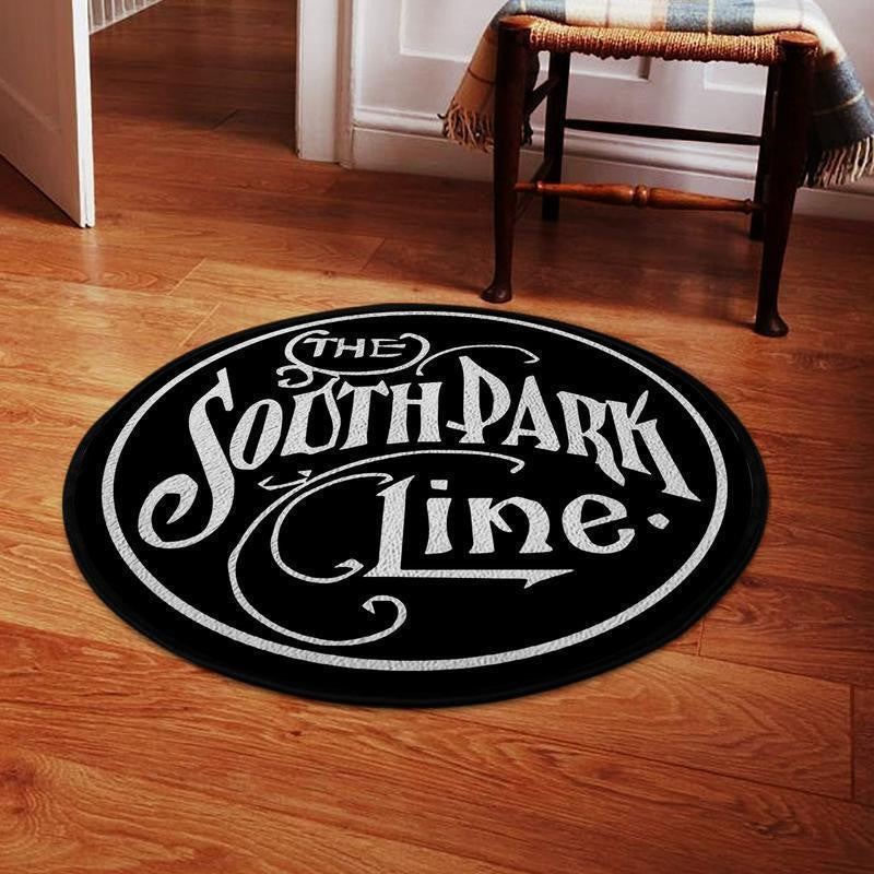 Railspirit Dsplrr Round Mat Denver South Park Line Railroad Round Floor Mat Room Rugs Carpet Outdoor Rug Washable Rugs