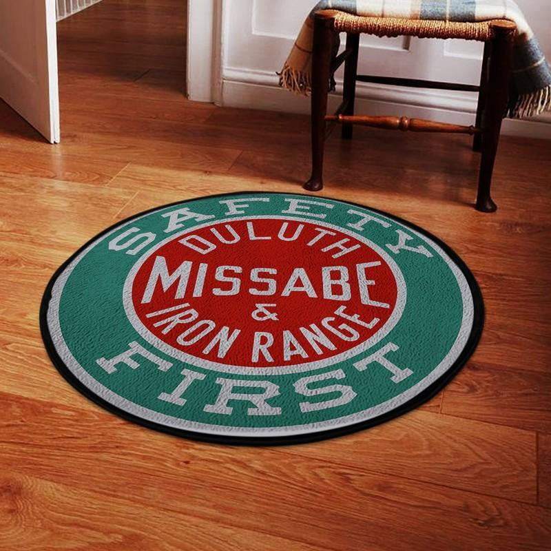 Railspirit Dmir Living Room Round Mat Dmir Duluth Missabe & Iron Range Circle Rug