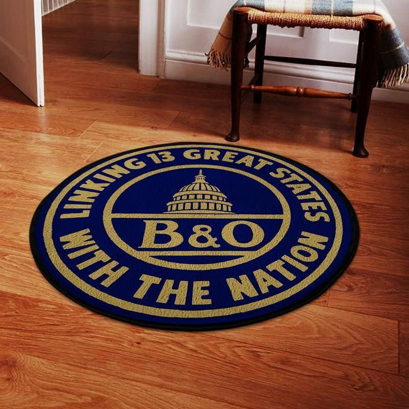 Railspirit Bno Living Room Round Mat B&O Capital Rotunda Circle Rug