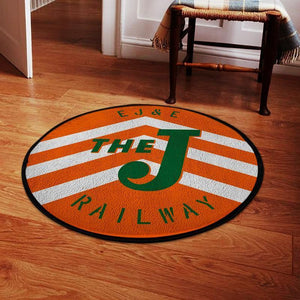 Railspirit Eje Round Mat Eje Elgin Joliet And Eastern Railroad Round Floor Mat Room Rugs Carpet Outdoor Rug Washable Rugs