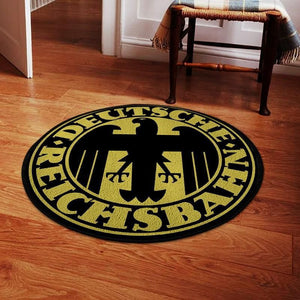 Railspirit Drg Living Room Round Mat Deutsche Reichsbahn Gesellschaft Circle Rug
