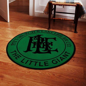 Railspirit Ple Round Mat Pittsburgh And Lake Erie Railroad P&Le Round Floor Mat Room Rugs Carpet Outdoor Rug Washable Rugs