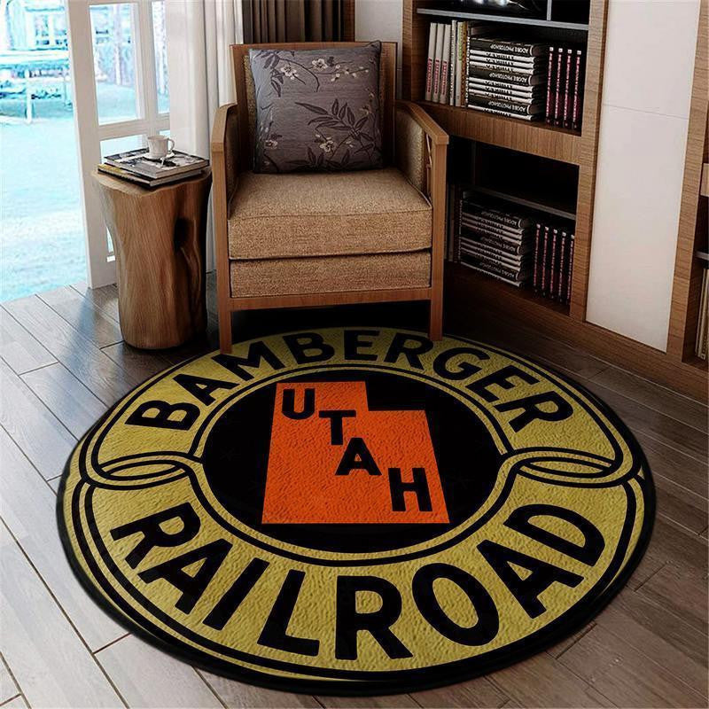 Railspirit Bamberger Round Mat Bamberger Railroad Round Floor Mat Room Rugs Carpet Outdoor Rug Washable Rugs