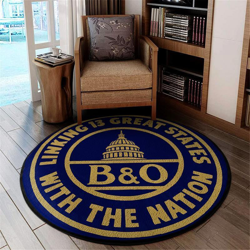 Railspirit Bno Living Room Round Mat B&O Capital Rotunda Circle Rug