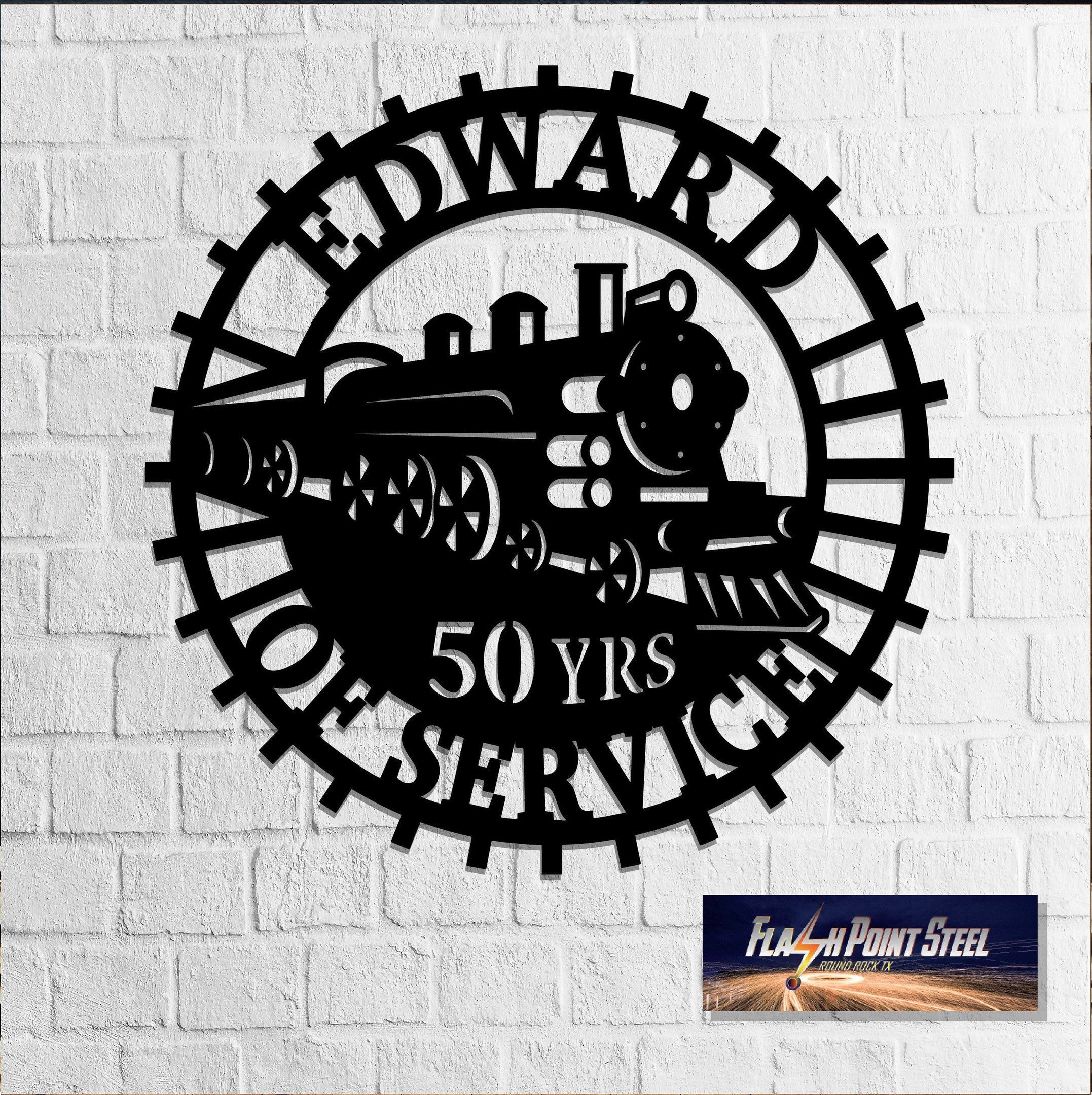 Railspirit Personalized Train Sign, Retired Train Engineer, Locomotive Train, Gift Retirement, Metal Sign, Rail Track, Railroad Sign, Retired Railway Laser Cut Metal Signs Custom Gift Ideas