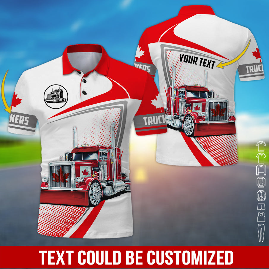 Custom Name Love Truck Uniform, Personalized T-shirt for Truck Lovers