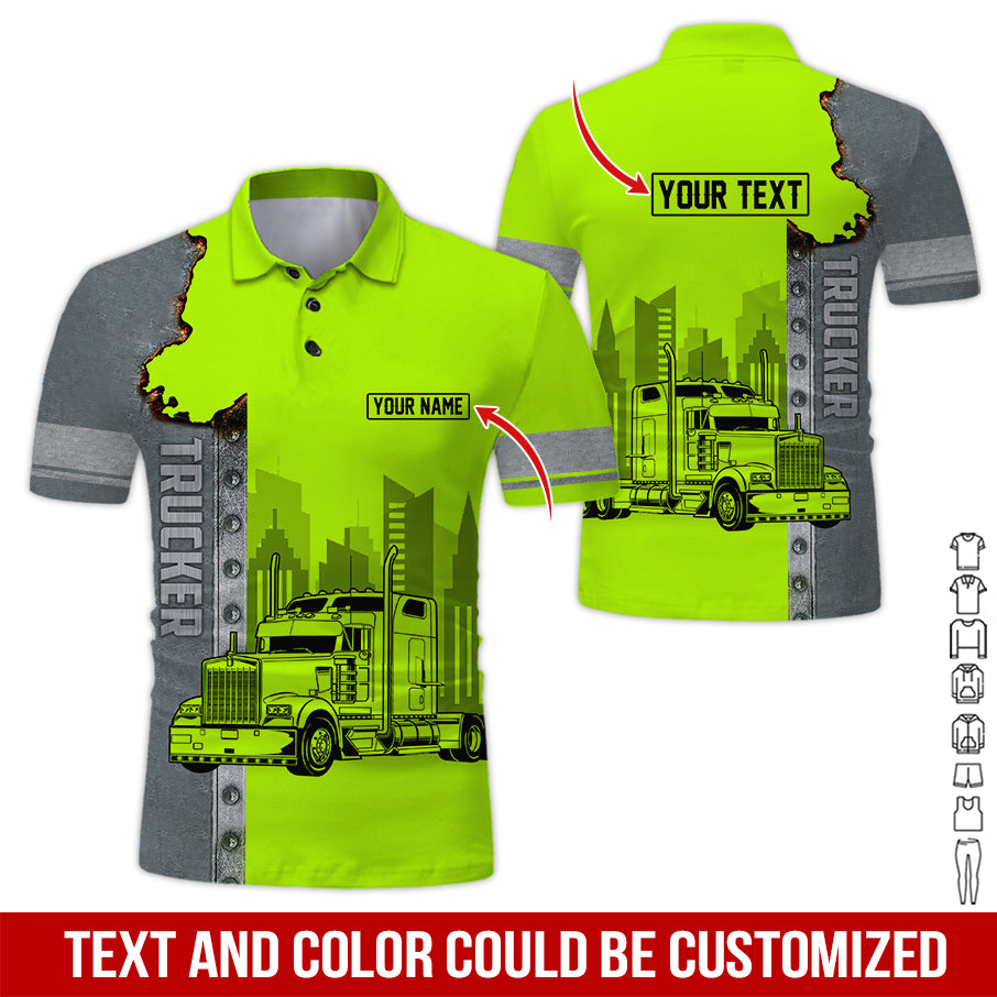 Custom Name Love Tow Truck Printed Clothes, Perfect for Tow Truck Lovers