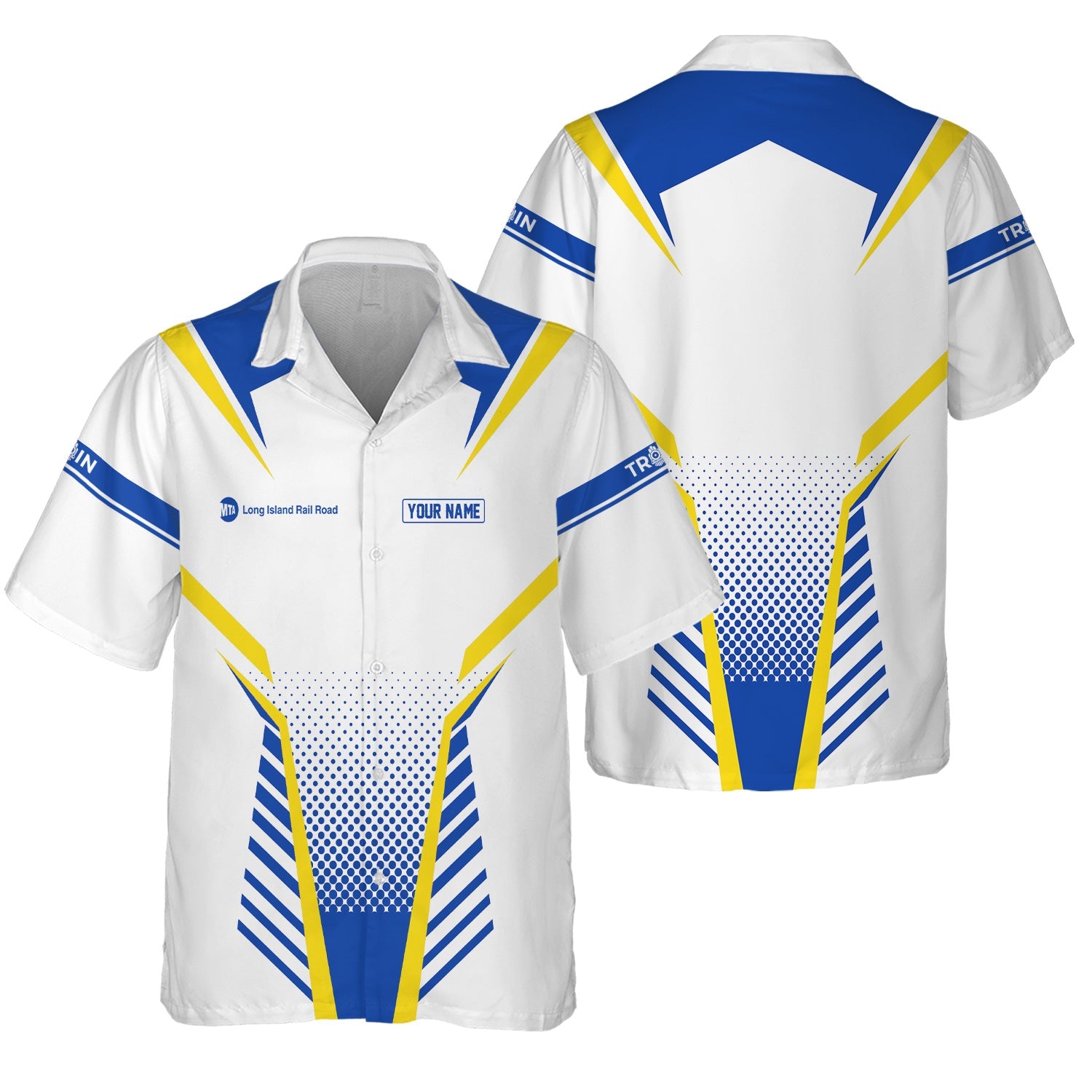 Railspirit Personalized Long Island Railroad Hawaiian Shirt Unisex Train Shirt All Over Print